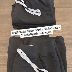 Figs Catarina Top / High Waisted Joggers Set